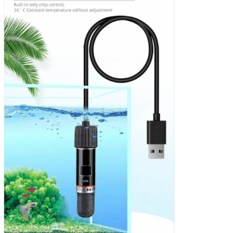 Fish Tank Heater - USB Mini Akvaryum Isıtma Çubuğu, 10W
